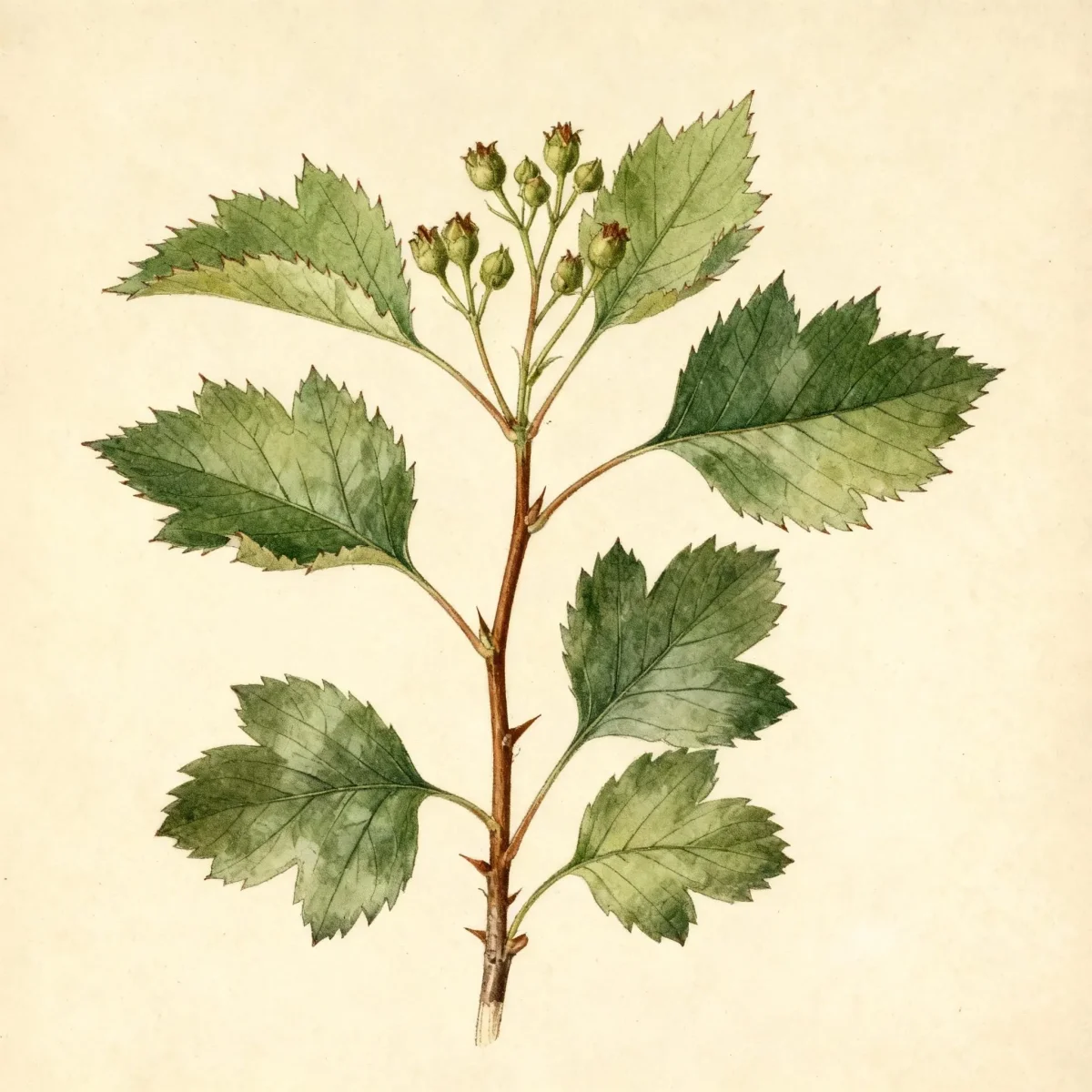 Cockspur thorn (Crataegus 'Vaughn')