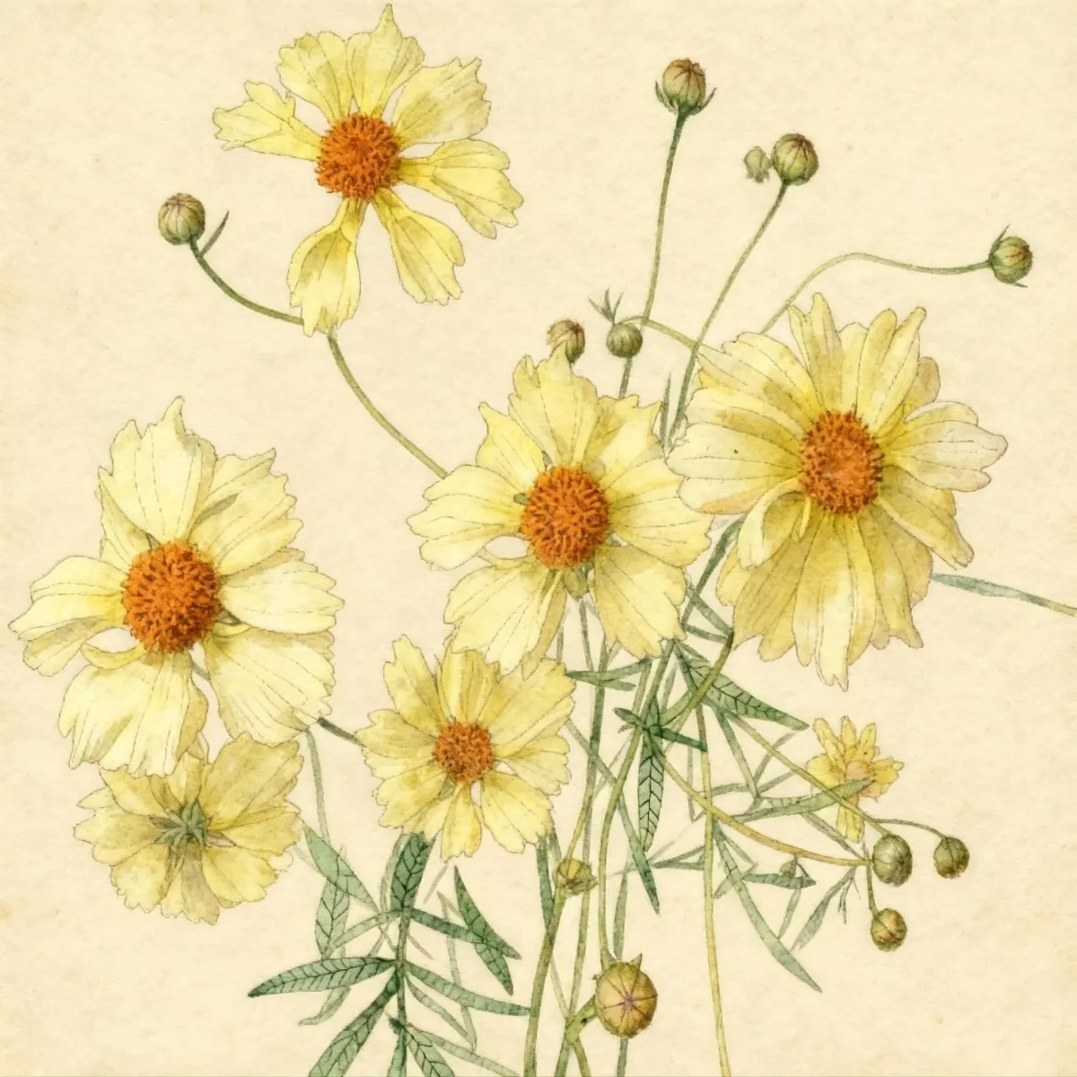 Tickseed (Coreopsis 'Moonlight')