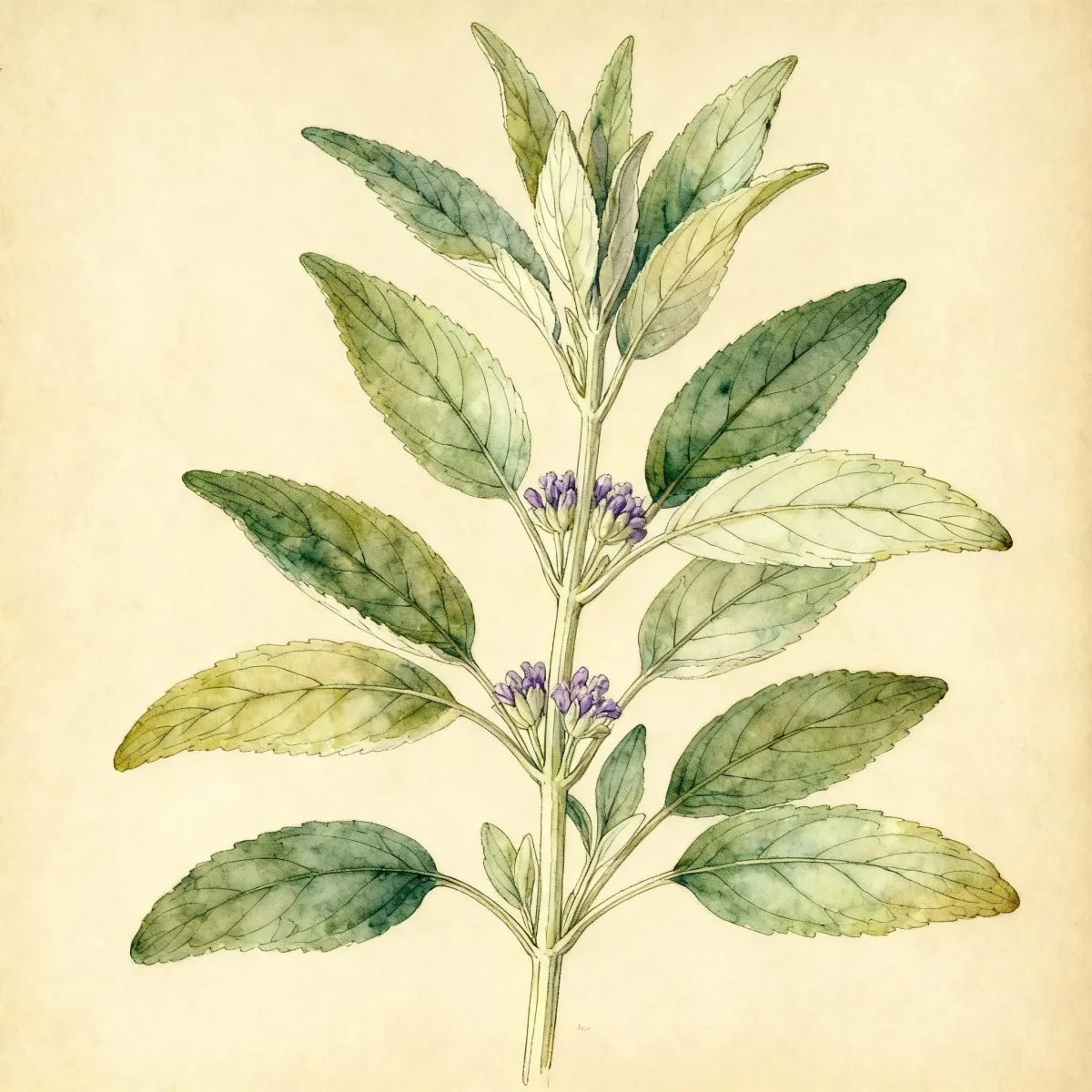 Mealycup sage (Salvia farinacea 'Fairy Queen')