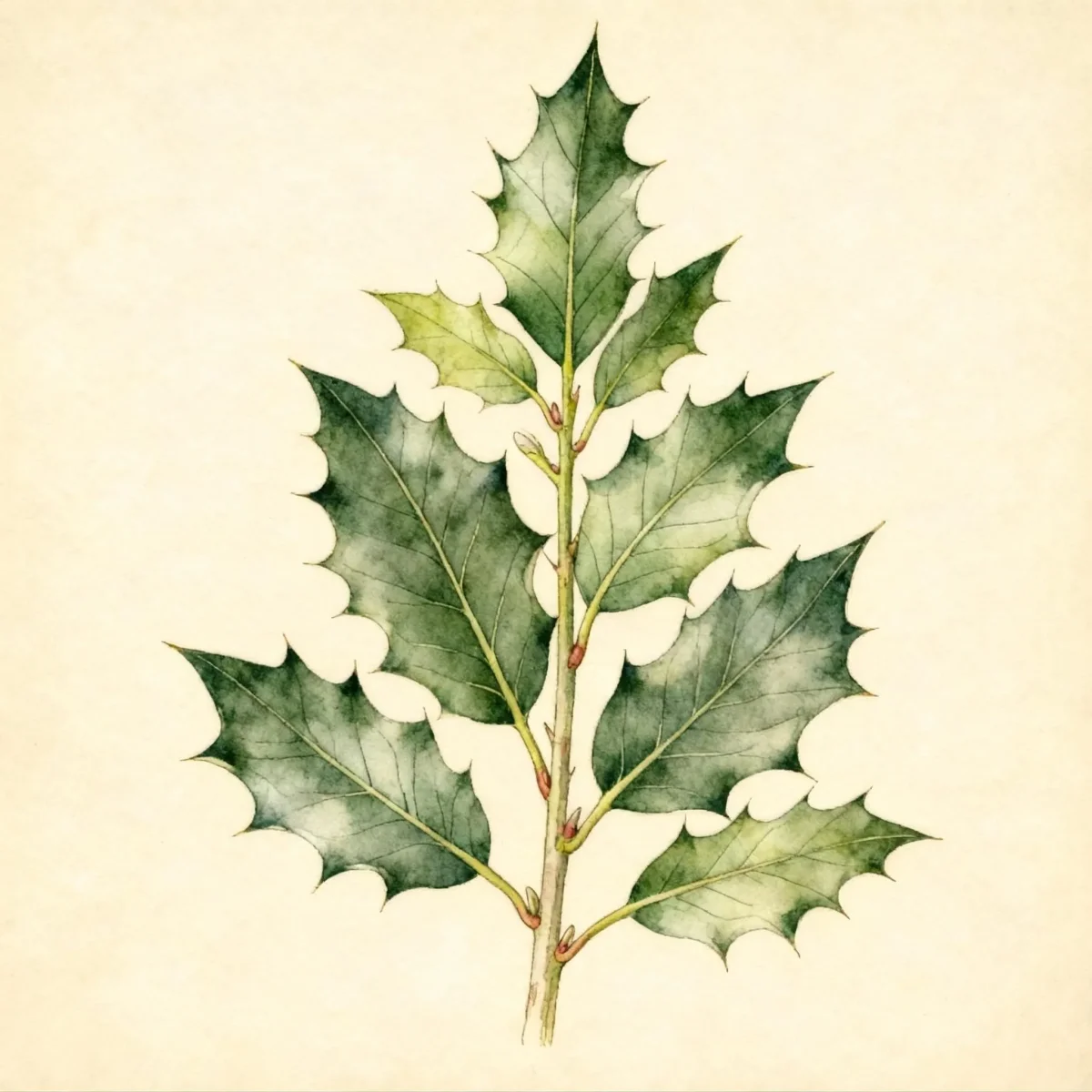 Holly (Ilex × meserveae 'Hachfee' CASTLE SPIRE)