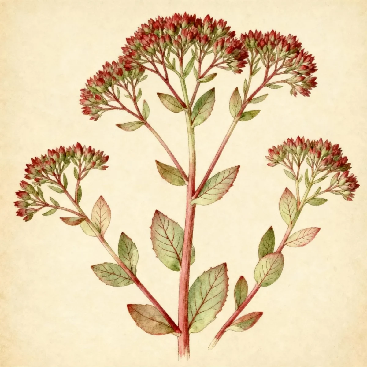 Caucasian stonecrop (Sedum spurium 'Red Carpet')