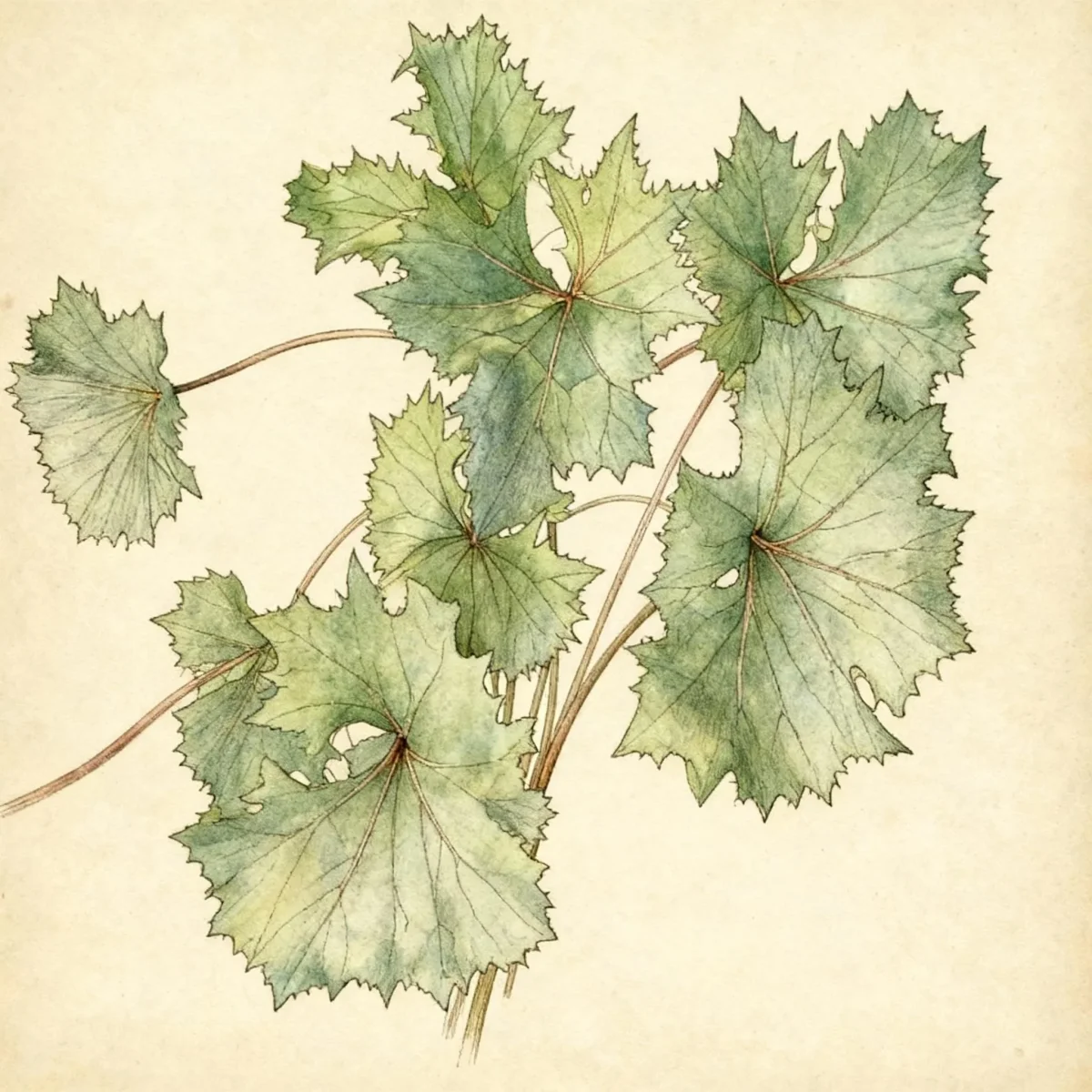 Leopard plant (Ligularia 'Osiris Fantaisie')