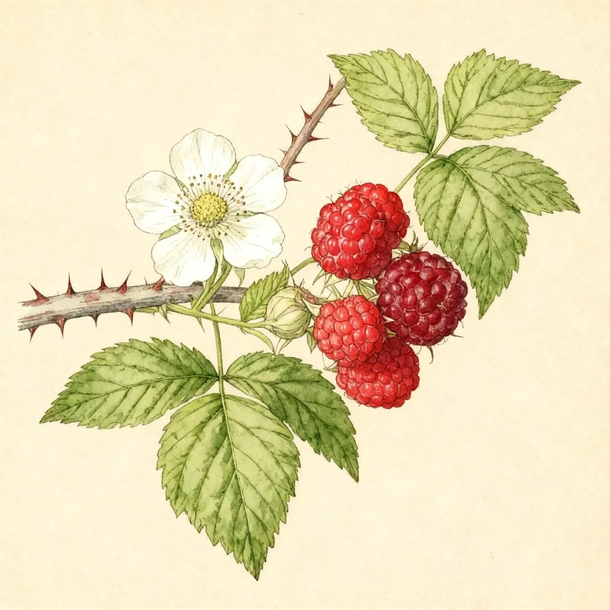 Raspberry (Rubus 'Munger')