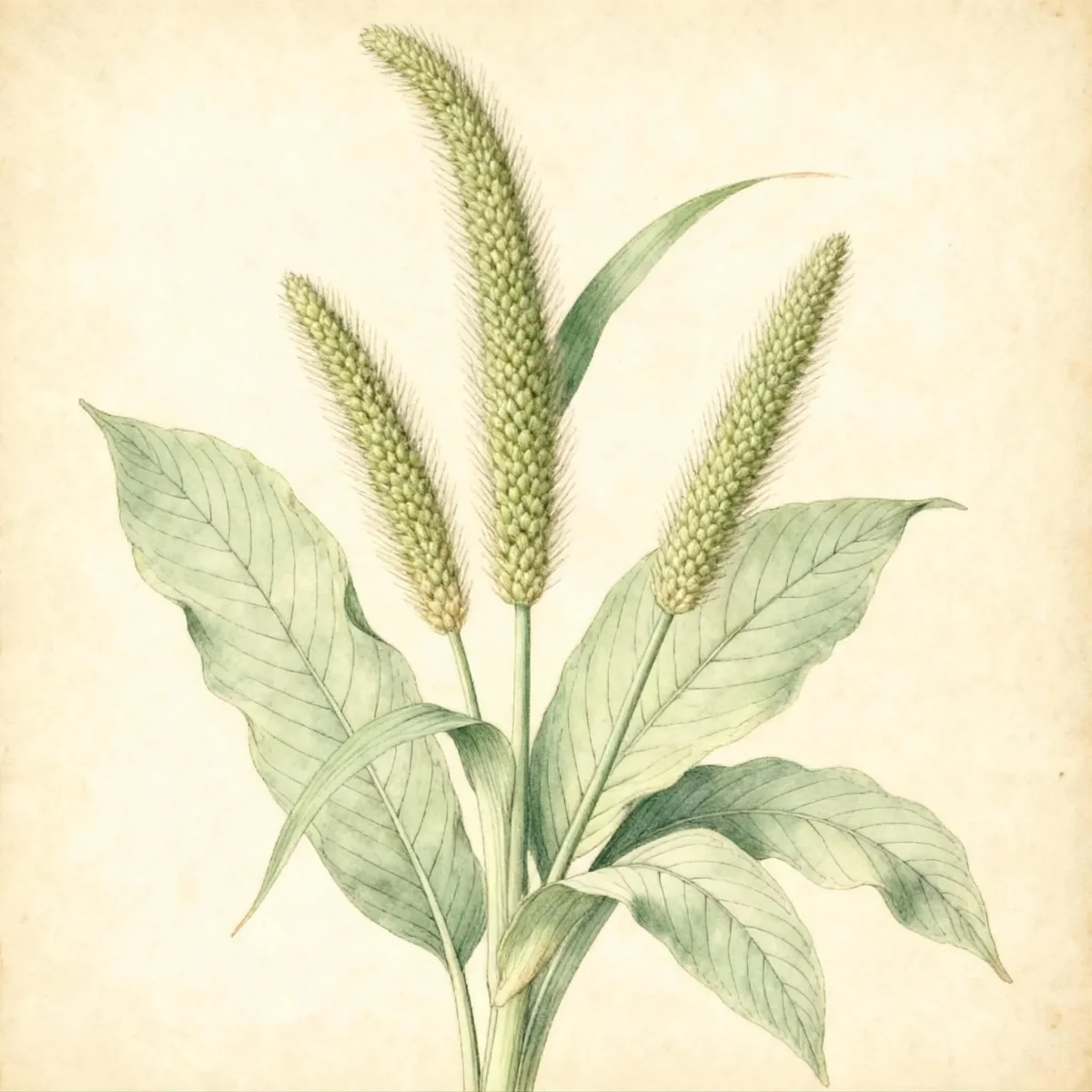 Pearl millet (Pennisetum glaucum 'Jade Princess')