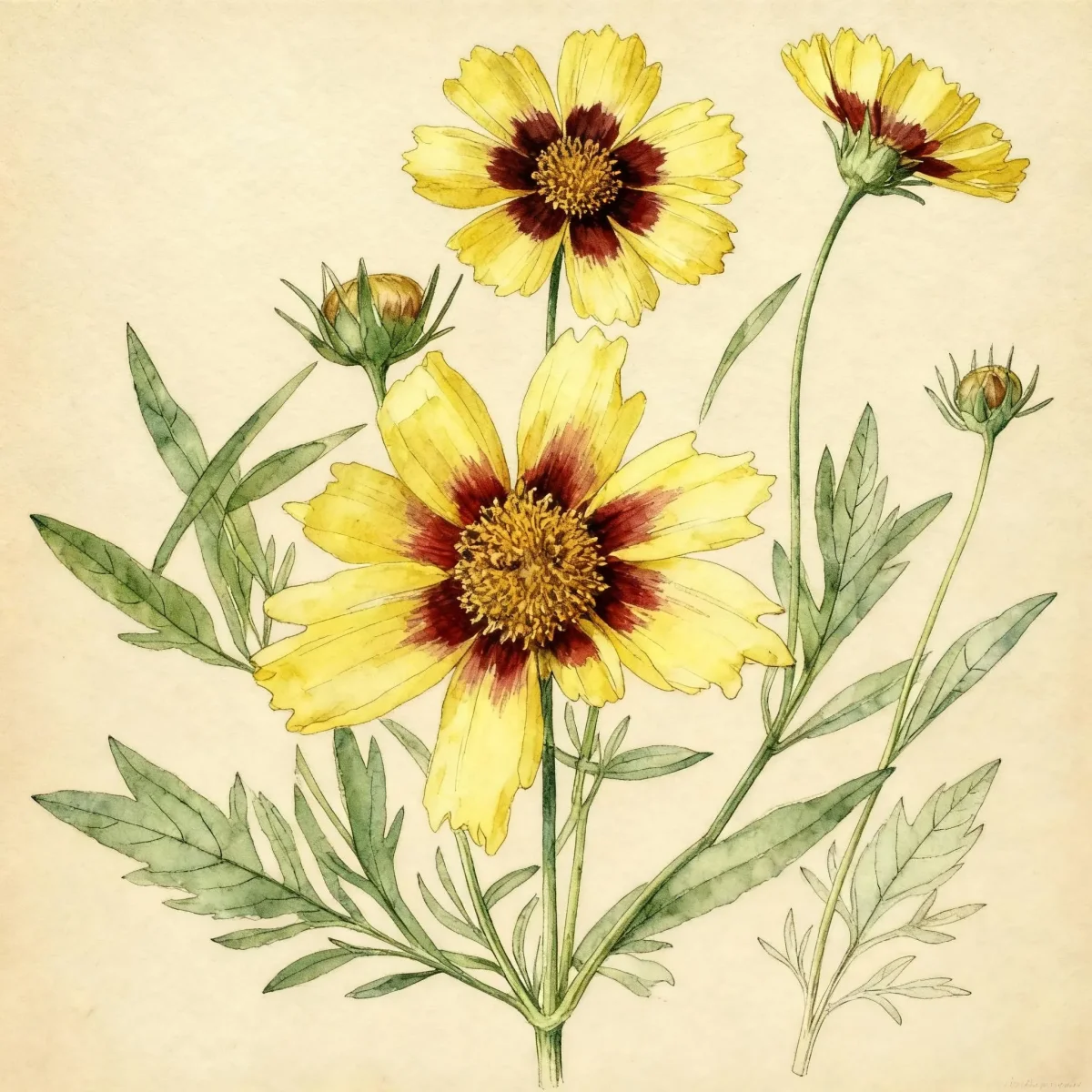 Tickseed (Coreopsis 'Redshift')