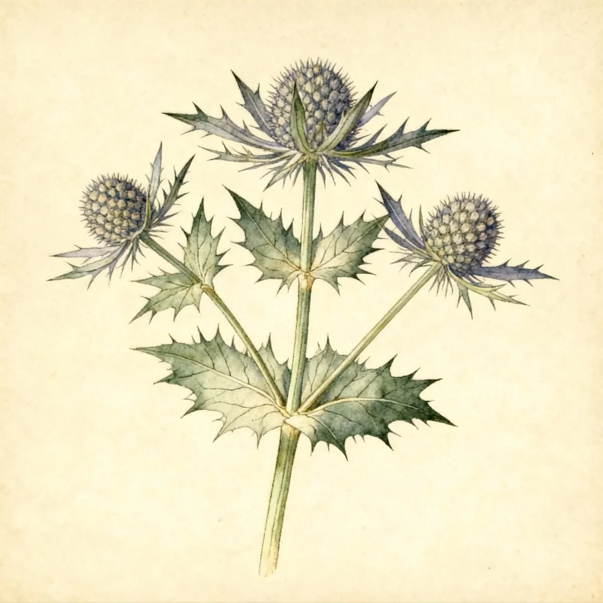 Sea holly (Eryngium planum 'Blue Hobbit')
