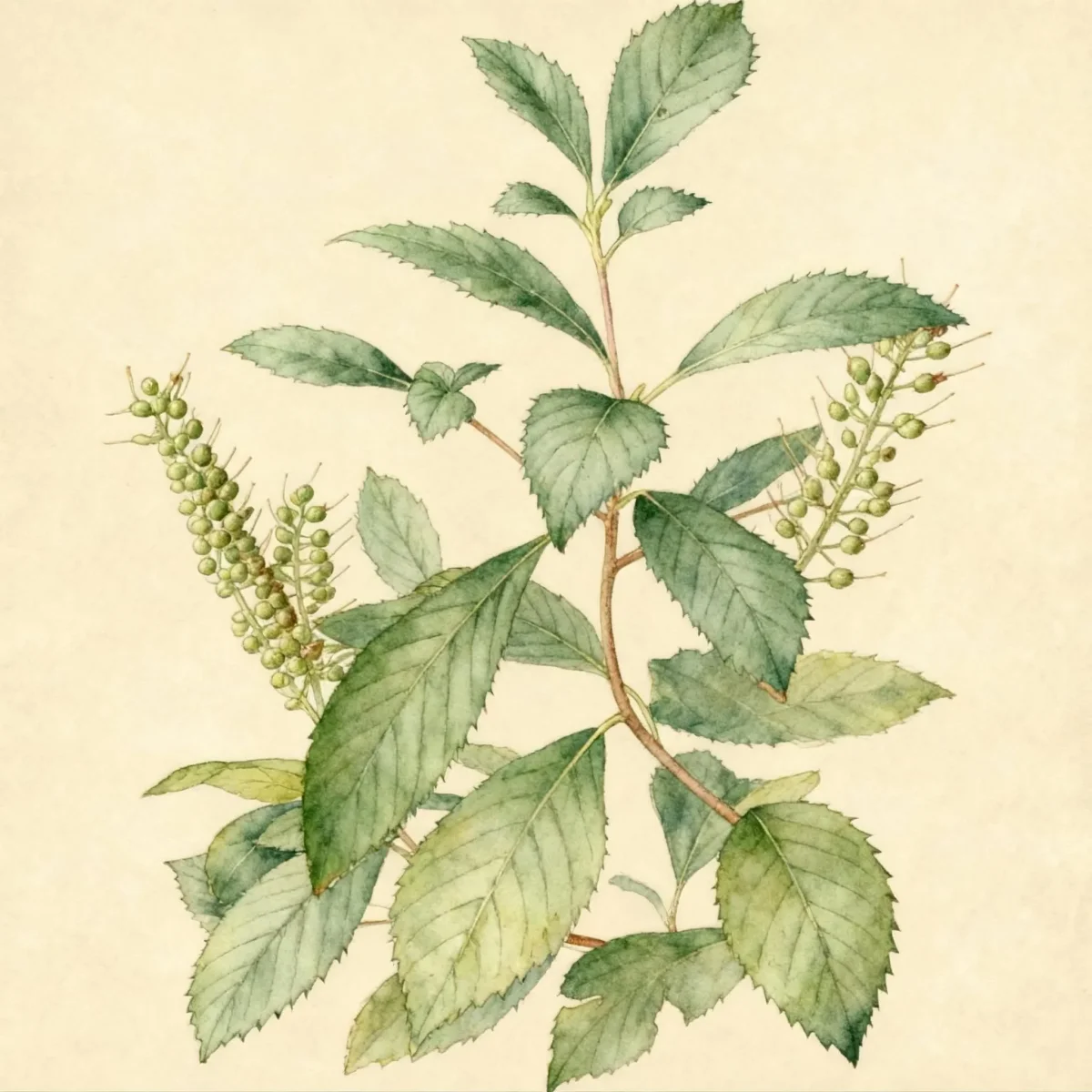 Sweet pepperbush (Clethra alnifolia 'Caleb' VANILLA SPICE)