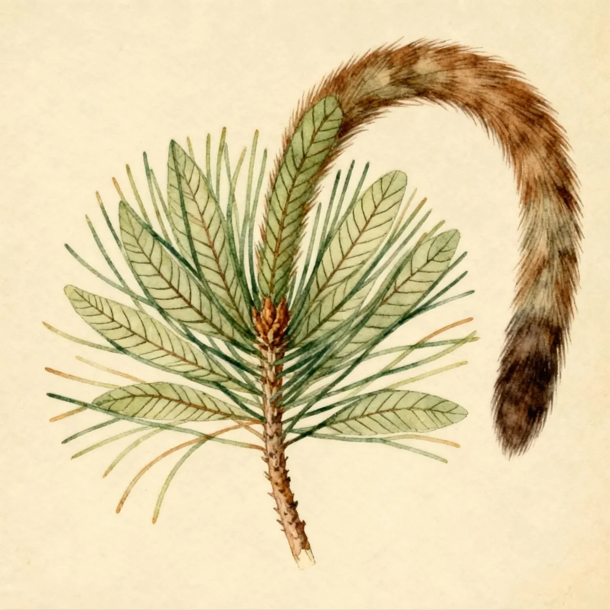 Cow's tail pine (Cephalotaxus harringtonia 'Nana')