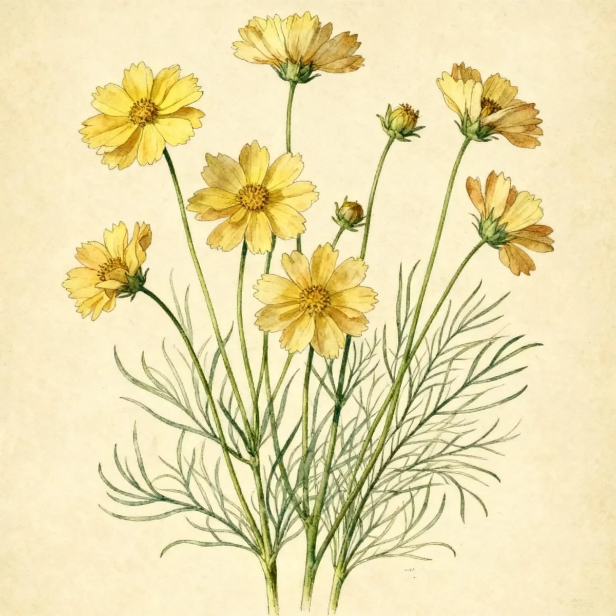 Threadleaf coreopsis (Coreopsis verticillata 'Golden Dream')