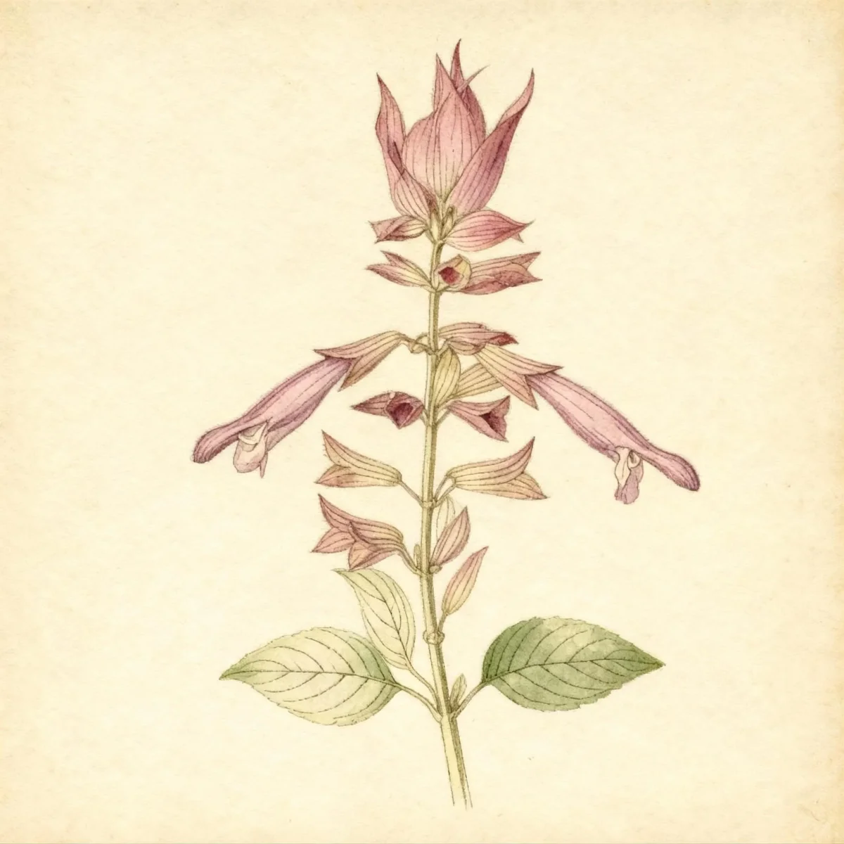 Sage (Salvia 'Wendy's Wish')