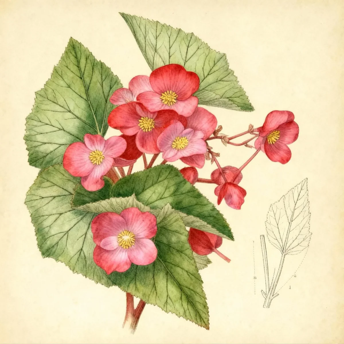 Begonia (Begonia × benariensis BIG SERIES)