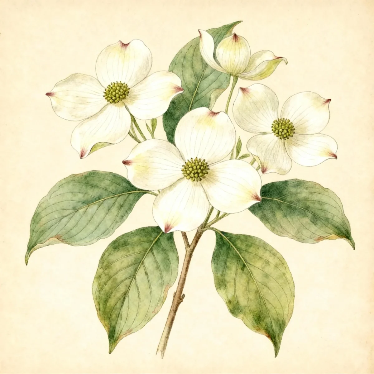 Flowering dogwood (Cornus florida 'Appalachian Spring')