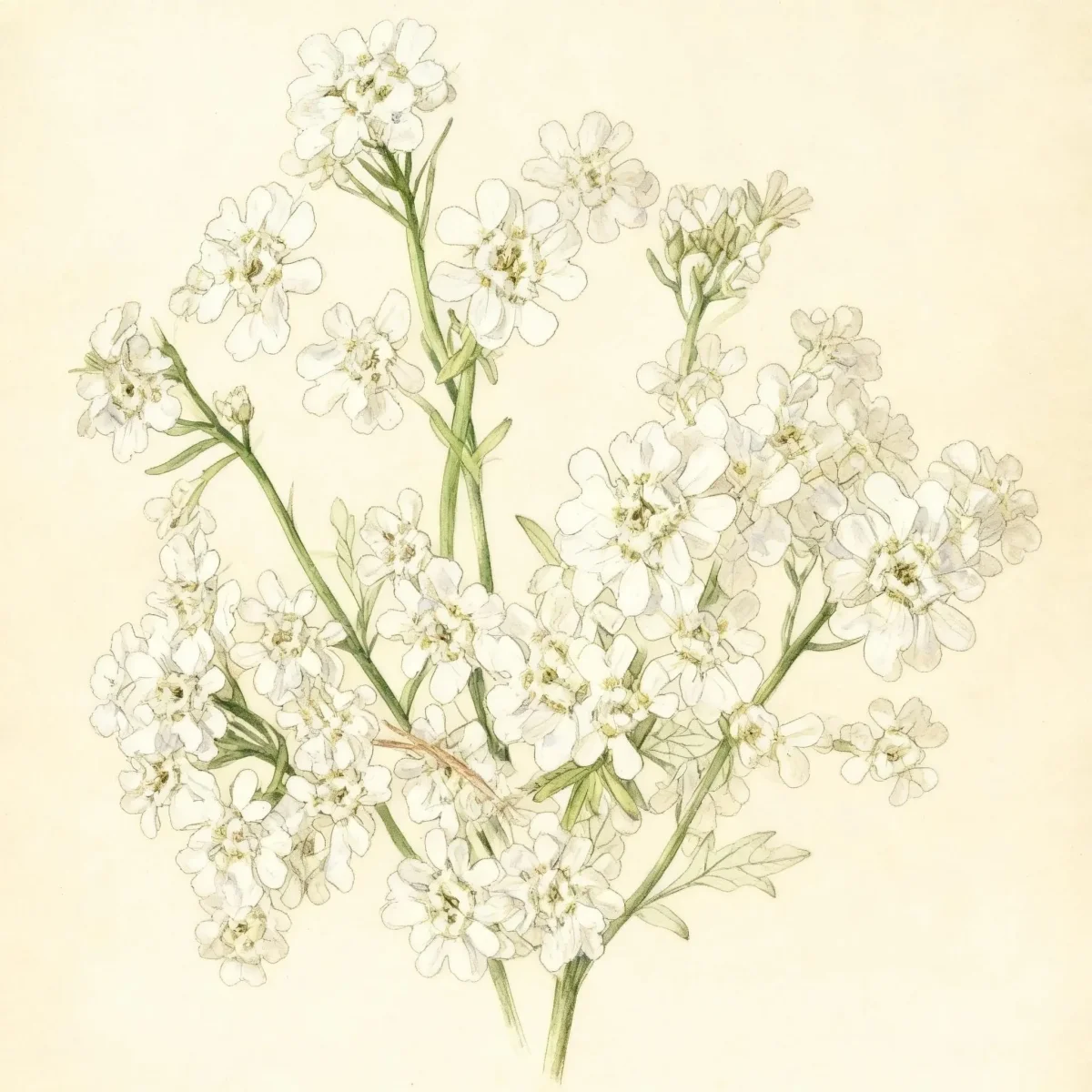 Candytuft (Iberis sempervirens 'Weisser Zwerg')