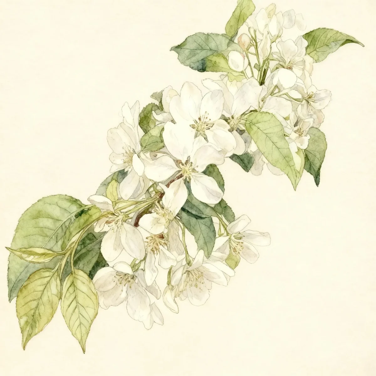 Siberian crabapple (Malus baccata 'Halward')