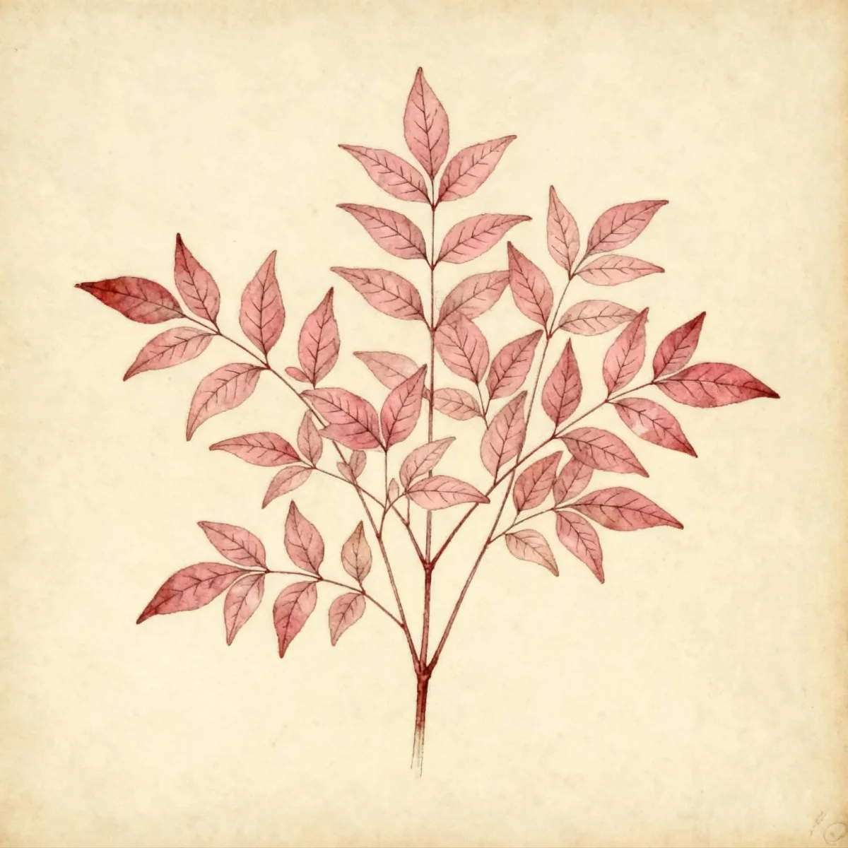 Heavenly bamboo (Nandina domestica 'Aka' BLUSH PINK)