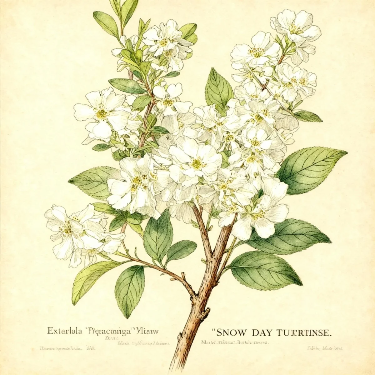 Pearlbush (Exochorda 'Niagara' SNOW DAY SURPRISE)