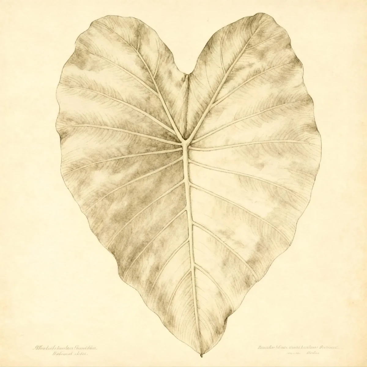 Taro (Colocasia esculenta 'Black Coral')