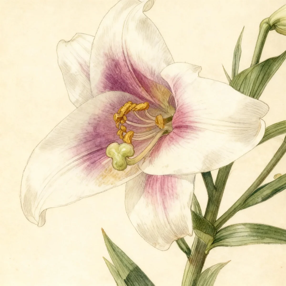 Longiflorum-trumpet lily