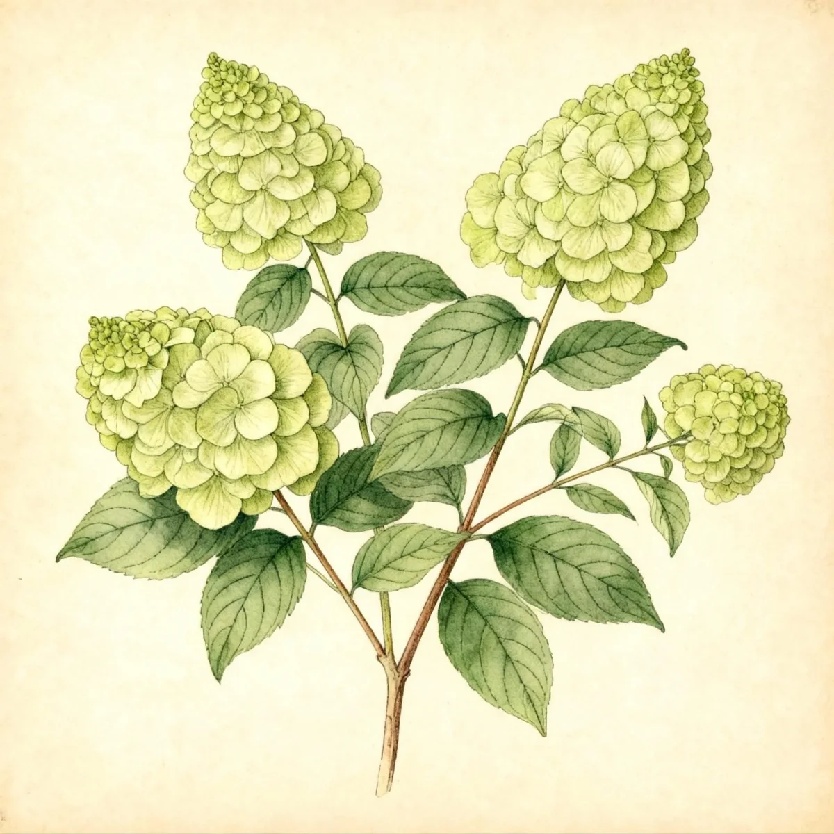 Panicle hydrangea (Hydrangea paniculata 'Jane' LITTLE LIME)