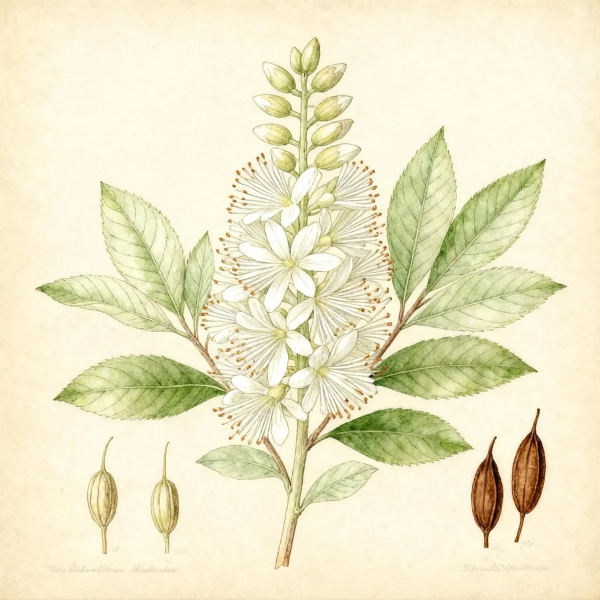 Sweet pepperbush (Clethra alnifolia 'Crystalina')