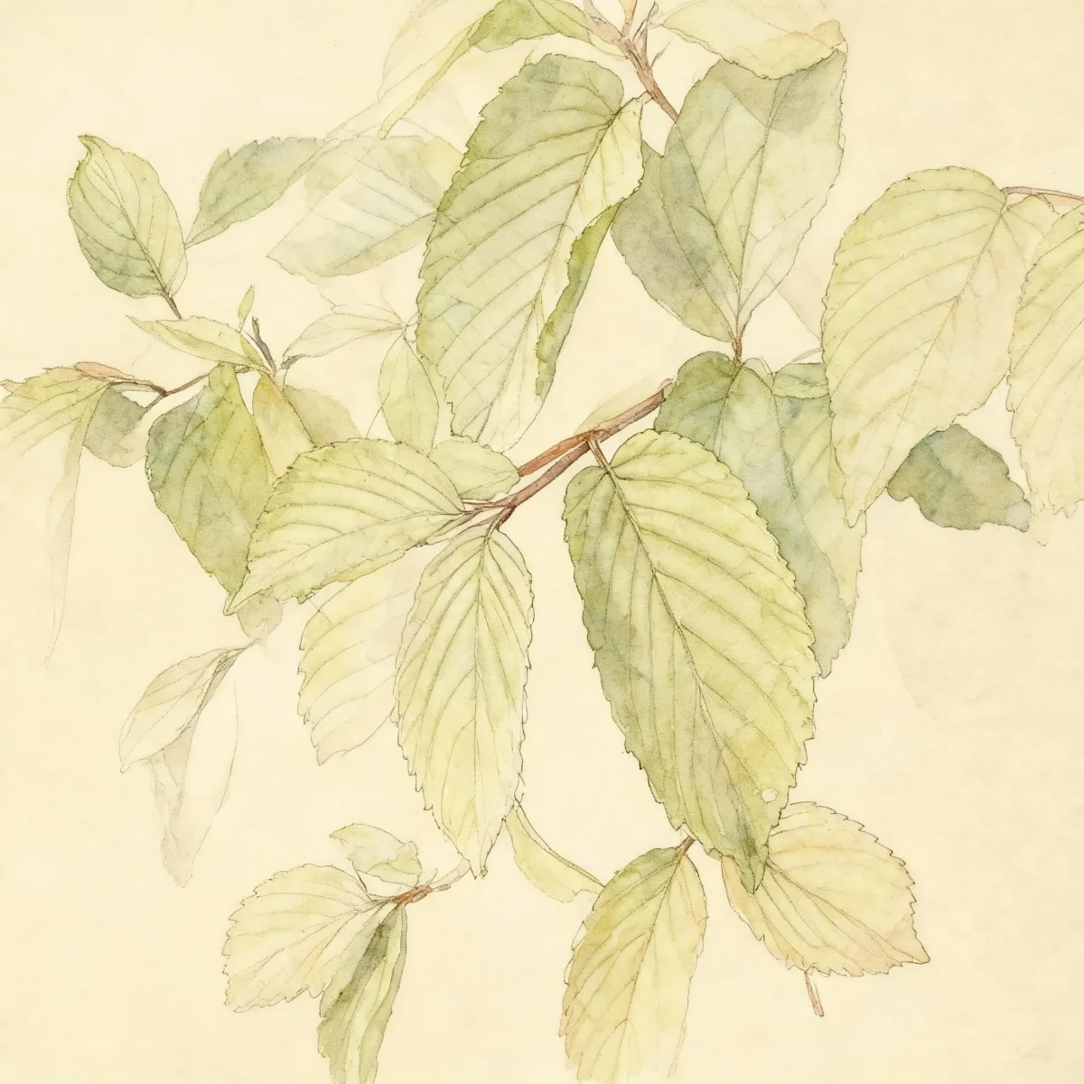 Doublefile viburnum (Viburnum plicatum f. tomentosum 'Weeping Magic')