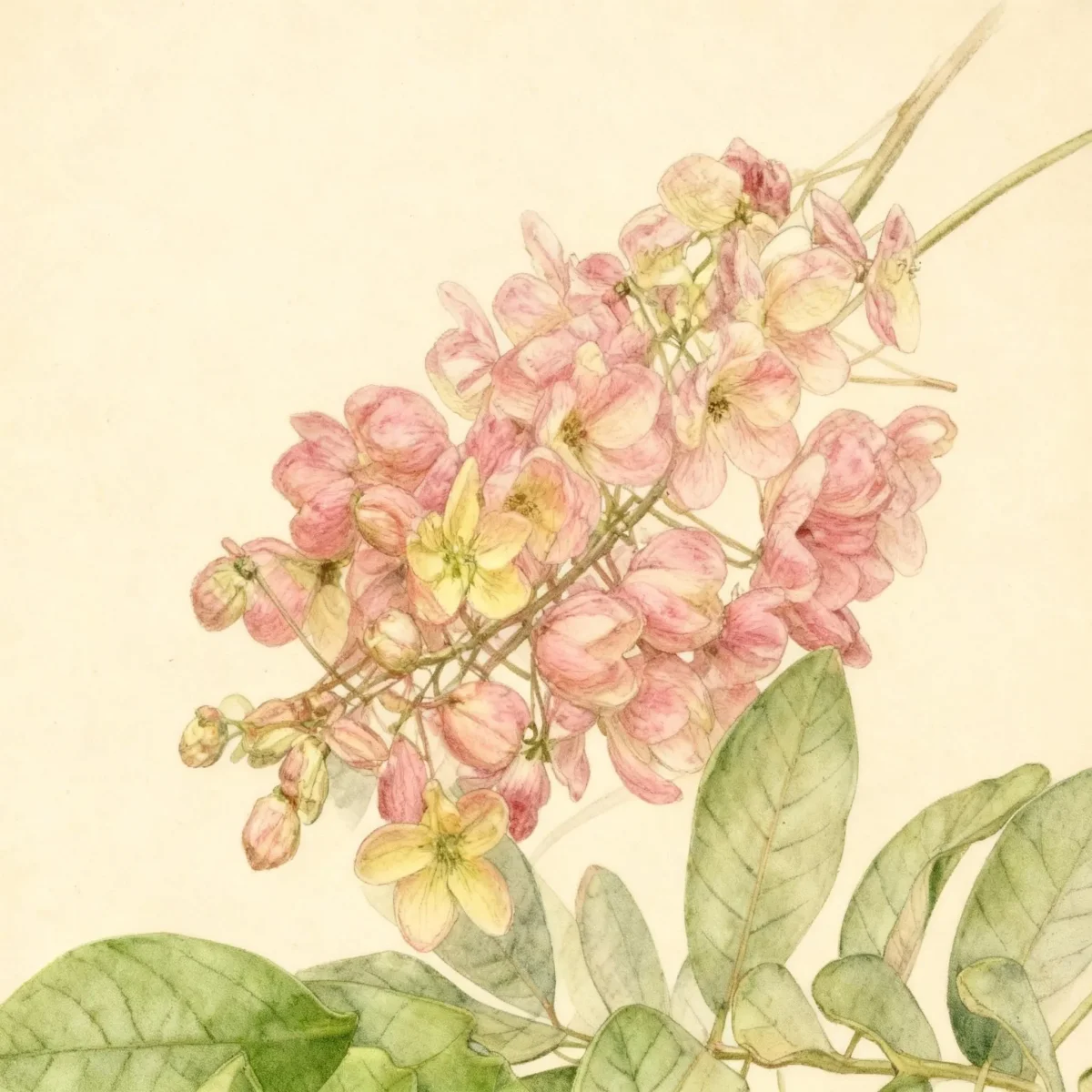 Pink shower (Cassia × nealiae 'Wilhelmina Tenney')