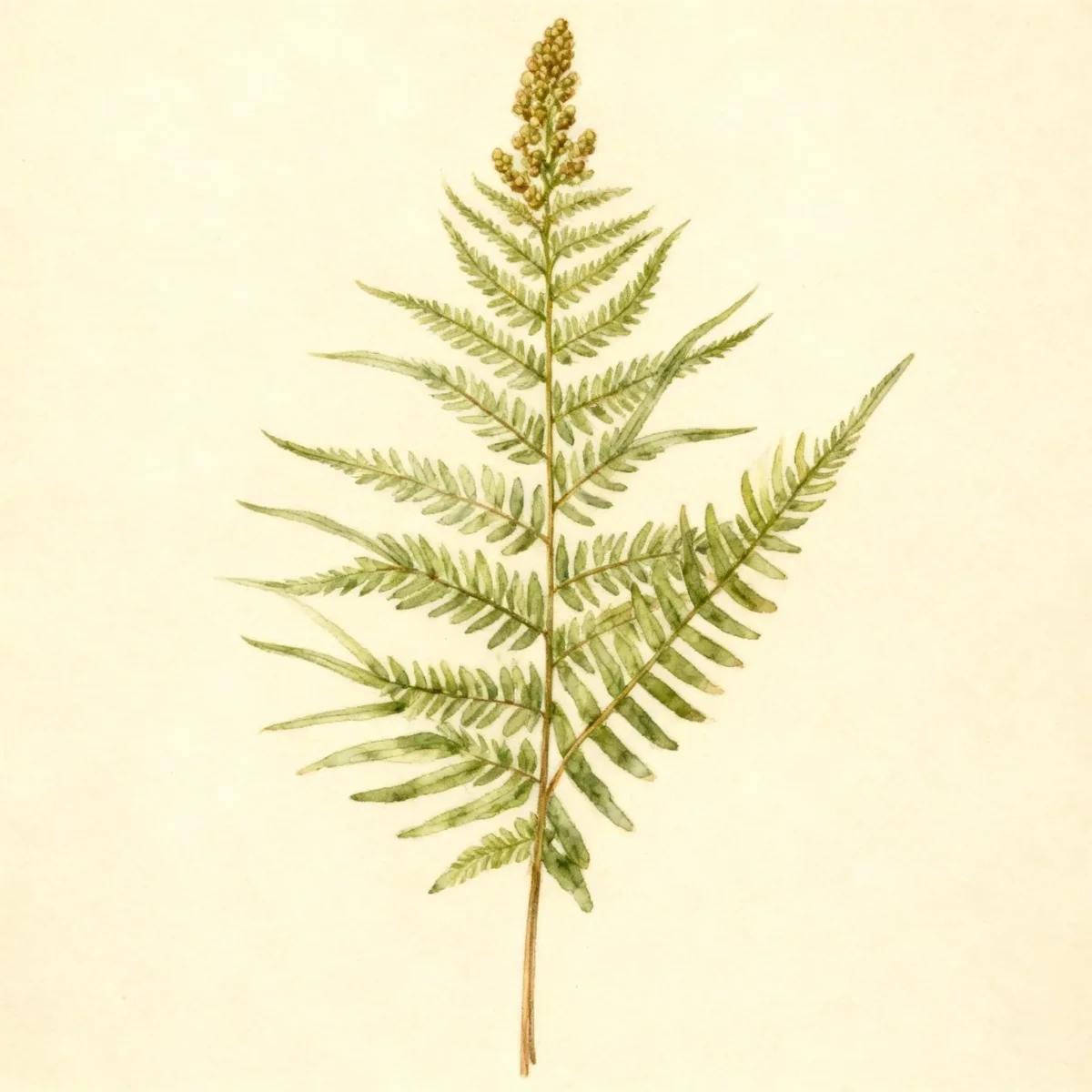 Male fern (Dryopteris filix-mas 'Linearis')