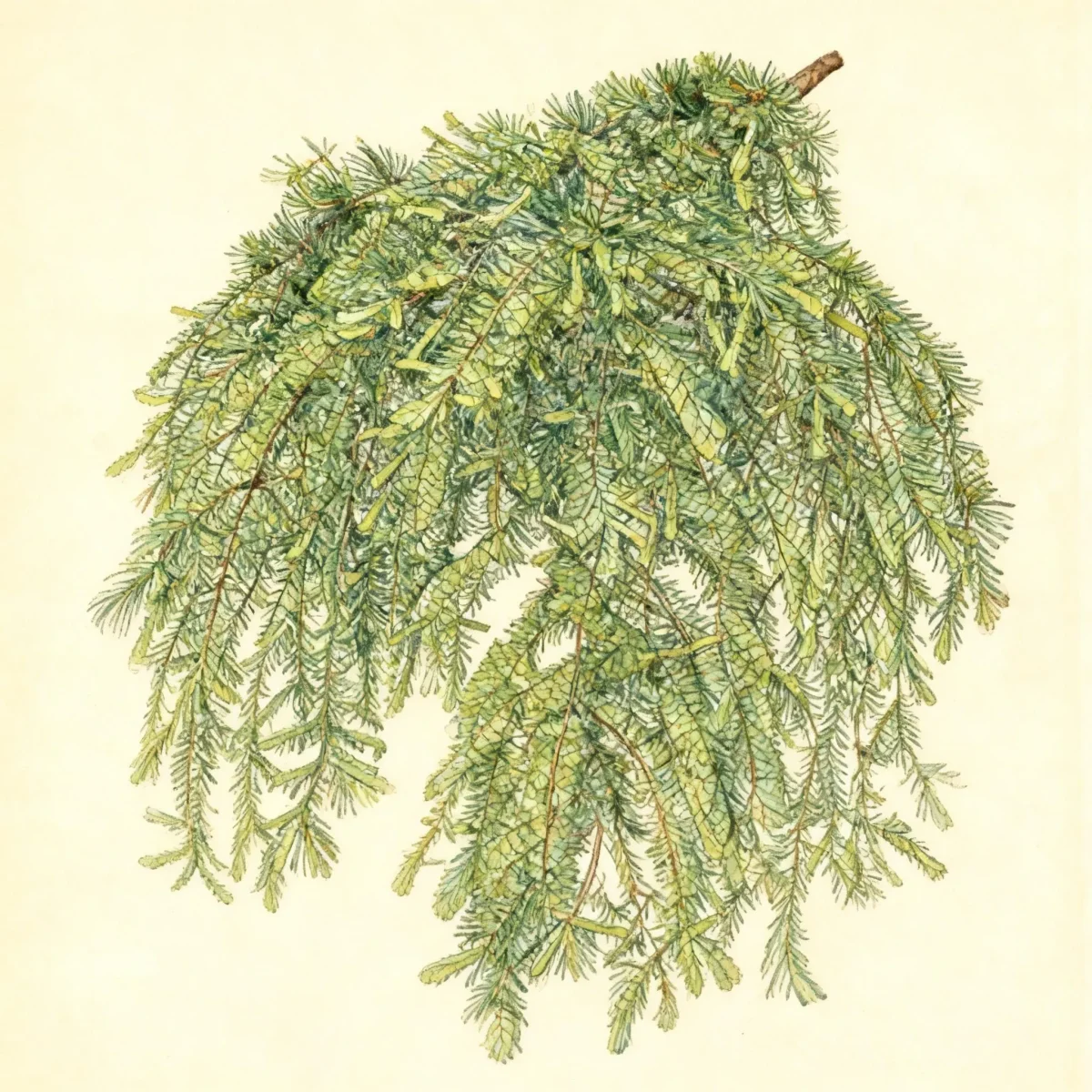 Japanese larch (Larix kaempferi 'Stiff Weeping')