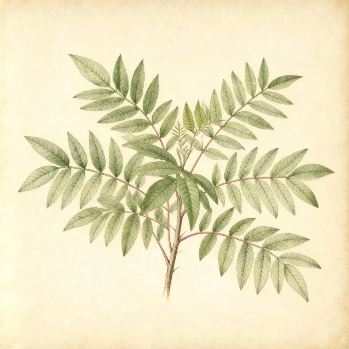 Dwarf sumac (Rhus copallinum var. latifolia 'Morton' PRAIRIE FLAME)