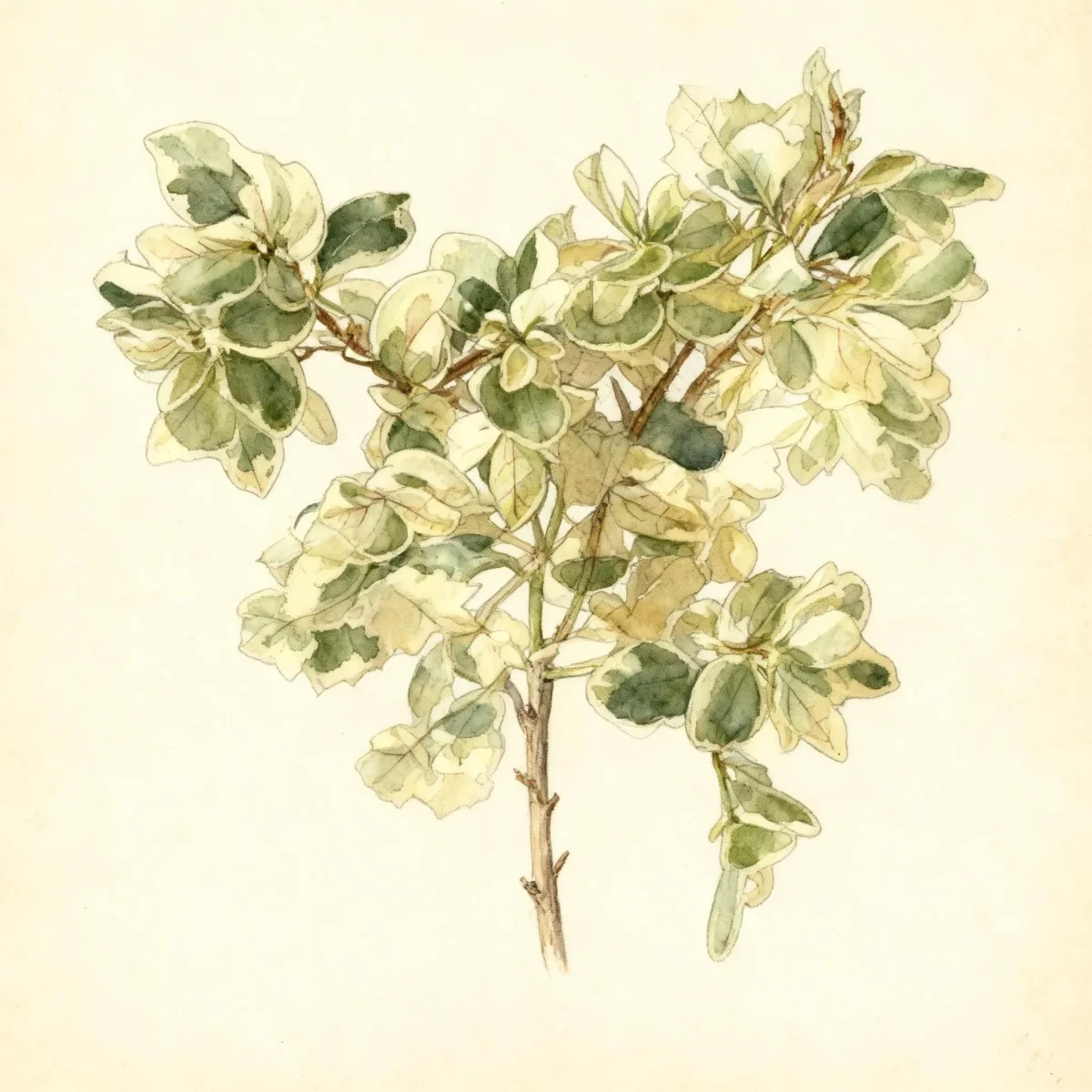 Japanese holly (Ilex crenata 'Shiro-fukurin')