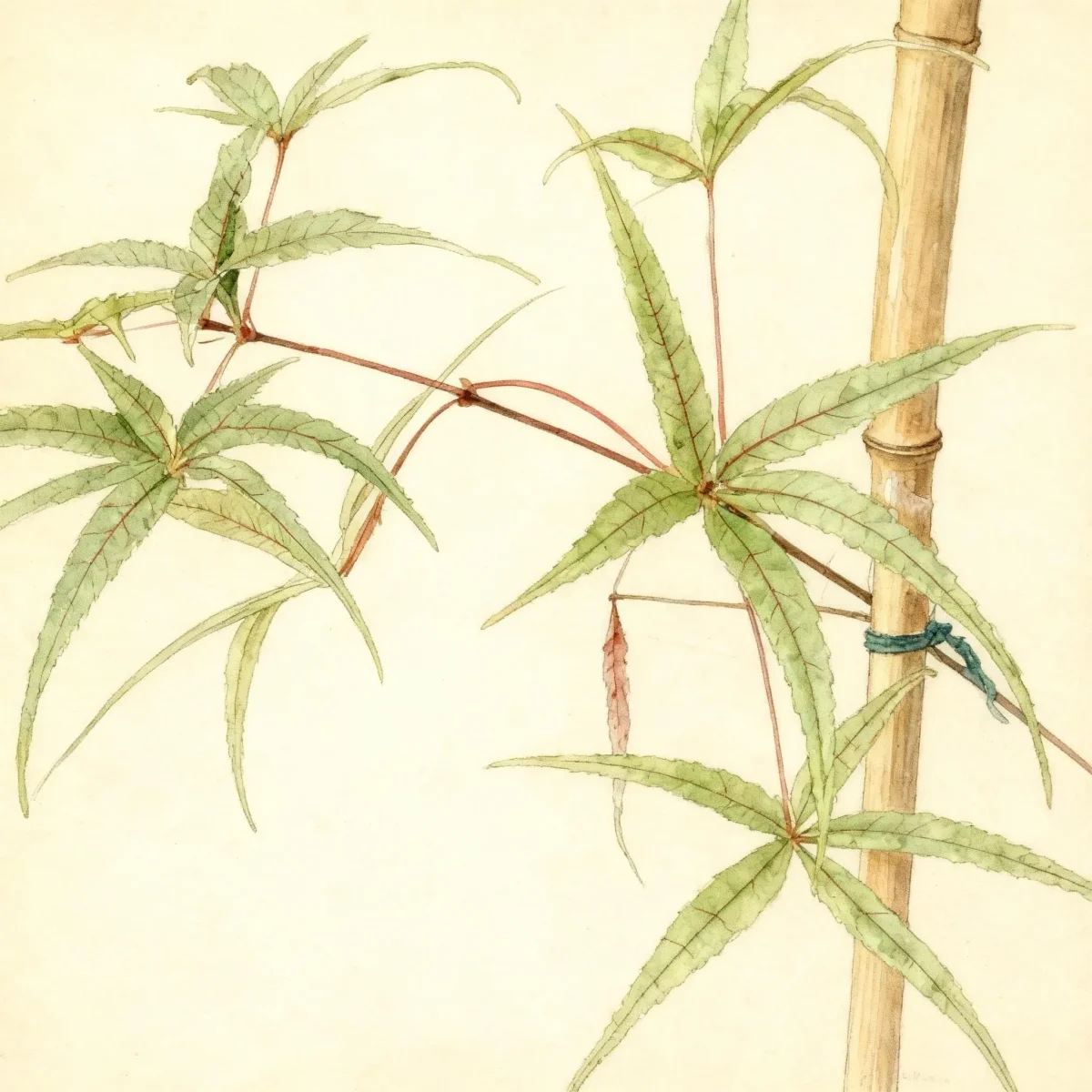 Maple (Acer pentaphyllum)