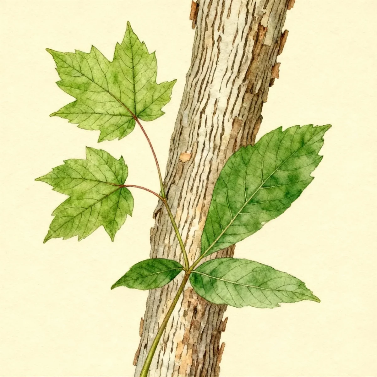 Three-flowered maple