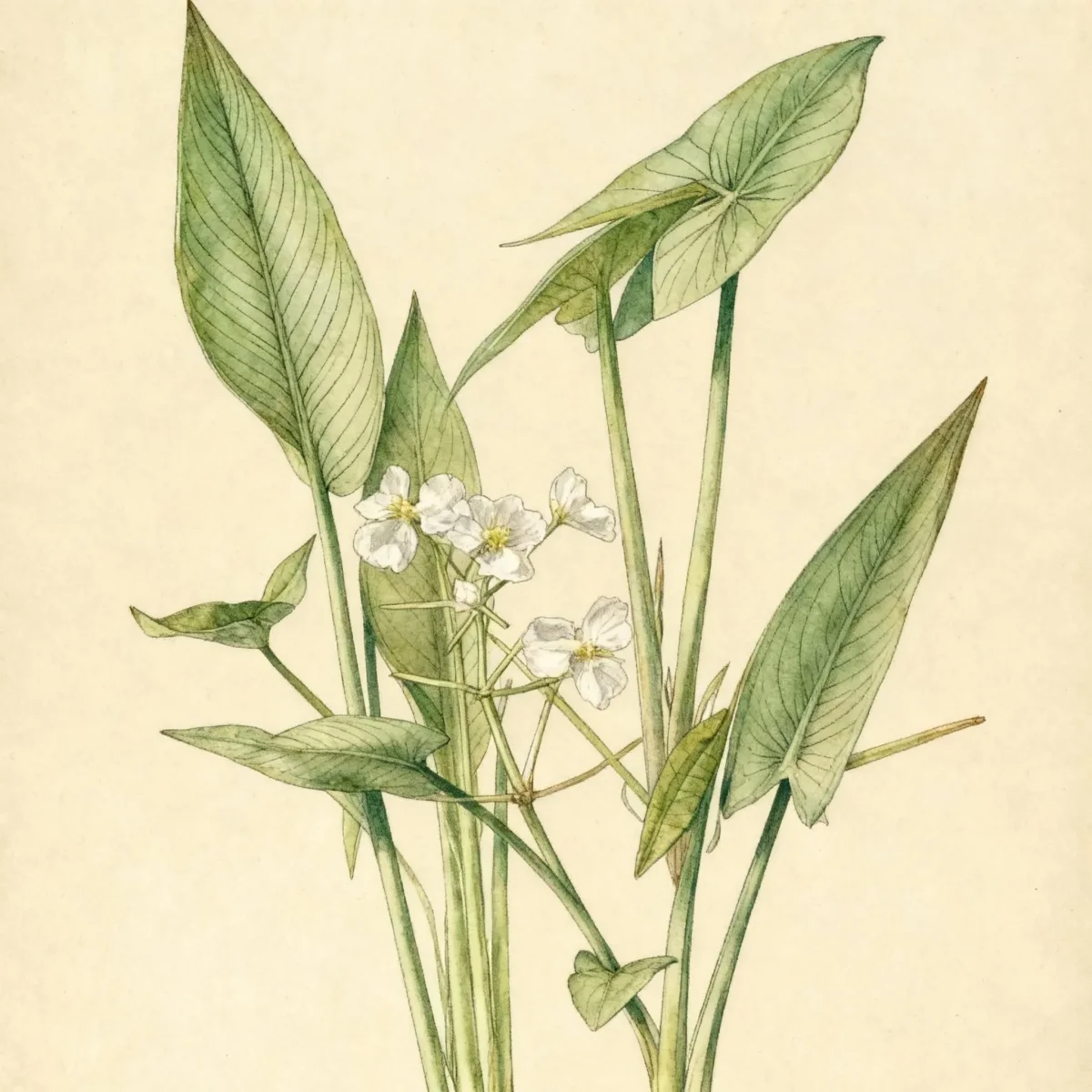 Broadleaf arrowhead (Sagittaria latifolia)