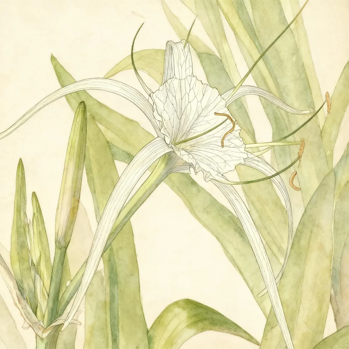 Cayman Islands spider-lily (Hymenocallis latifolia)