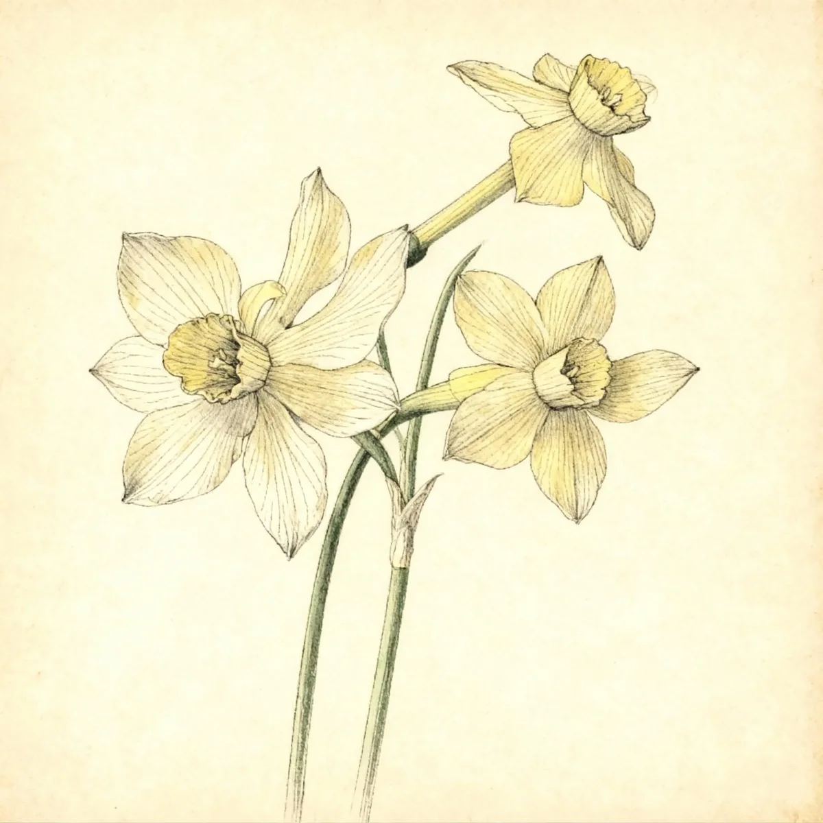 Species daffodil (Narcissus jonquilla)