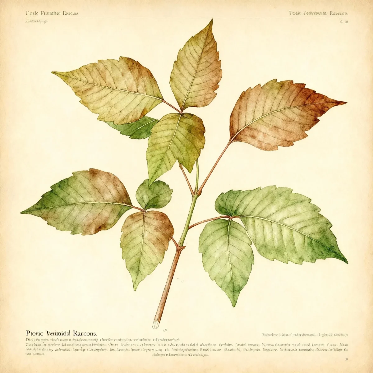 Poison ivy (Toxicodendron radicans)
