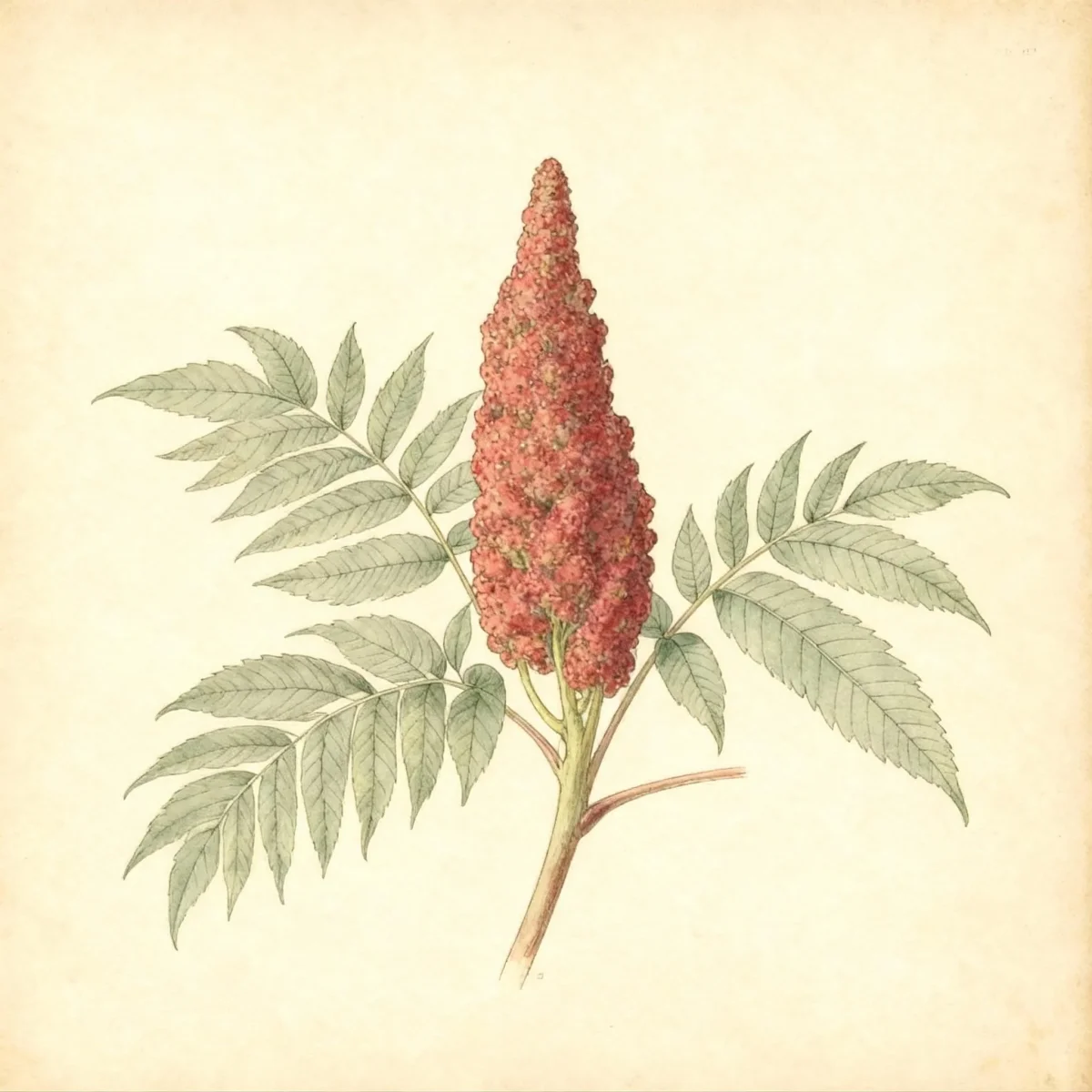 Staghorn sumac (Rhus typhina)