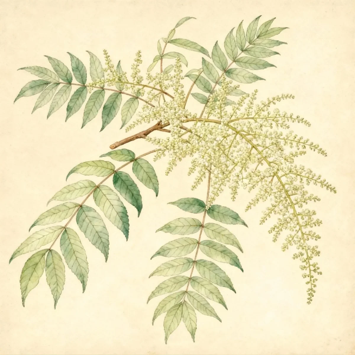 Chinese sumac (Rhus chinensis)