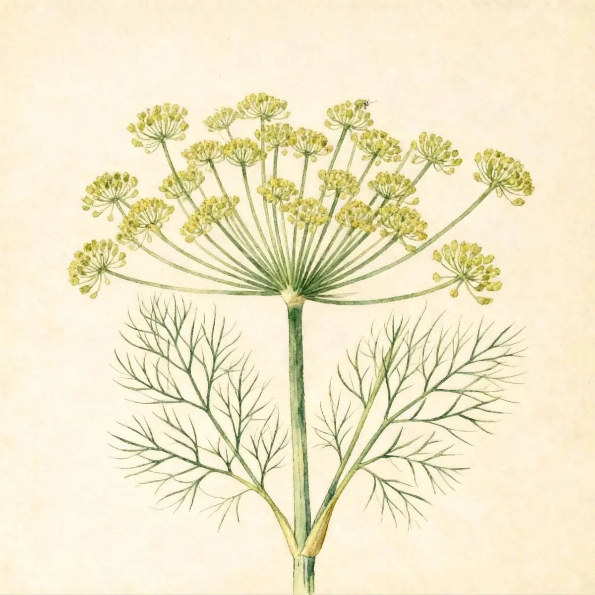 Sweet fennel (Foeniculum vulgare)