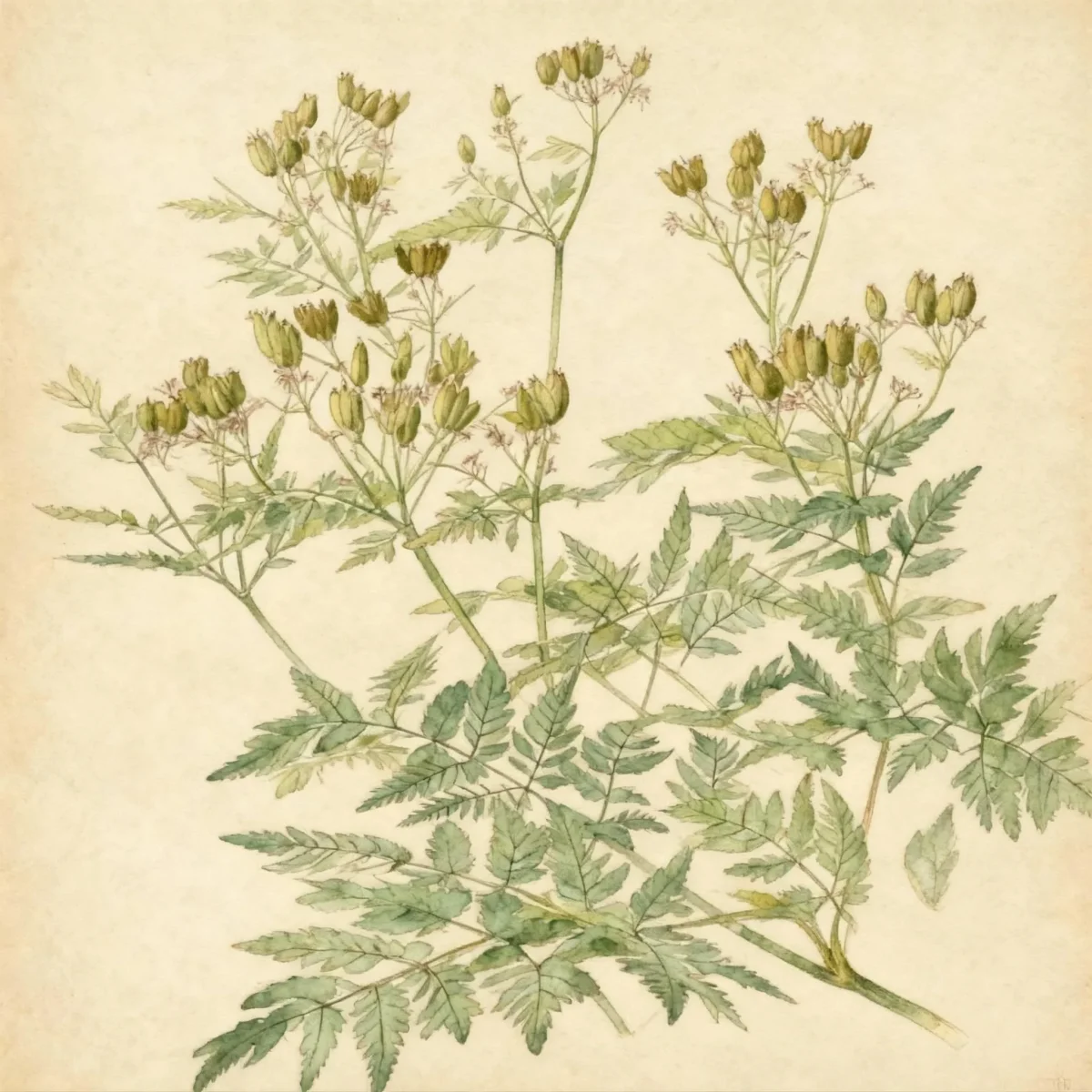 Sweet cicely (Myrrhis odorata)