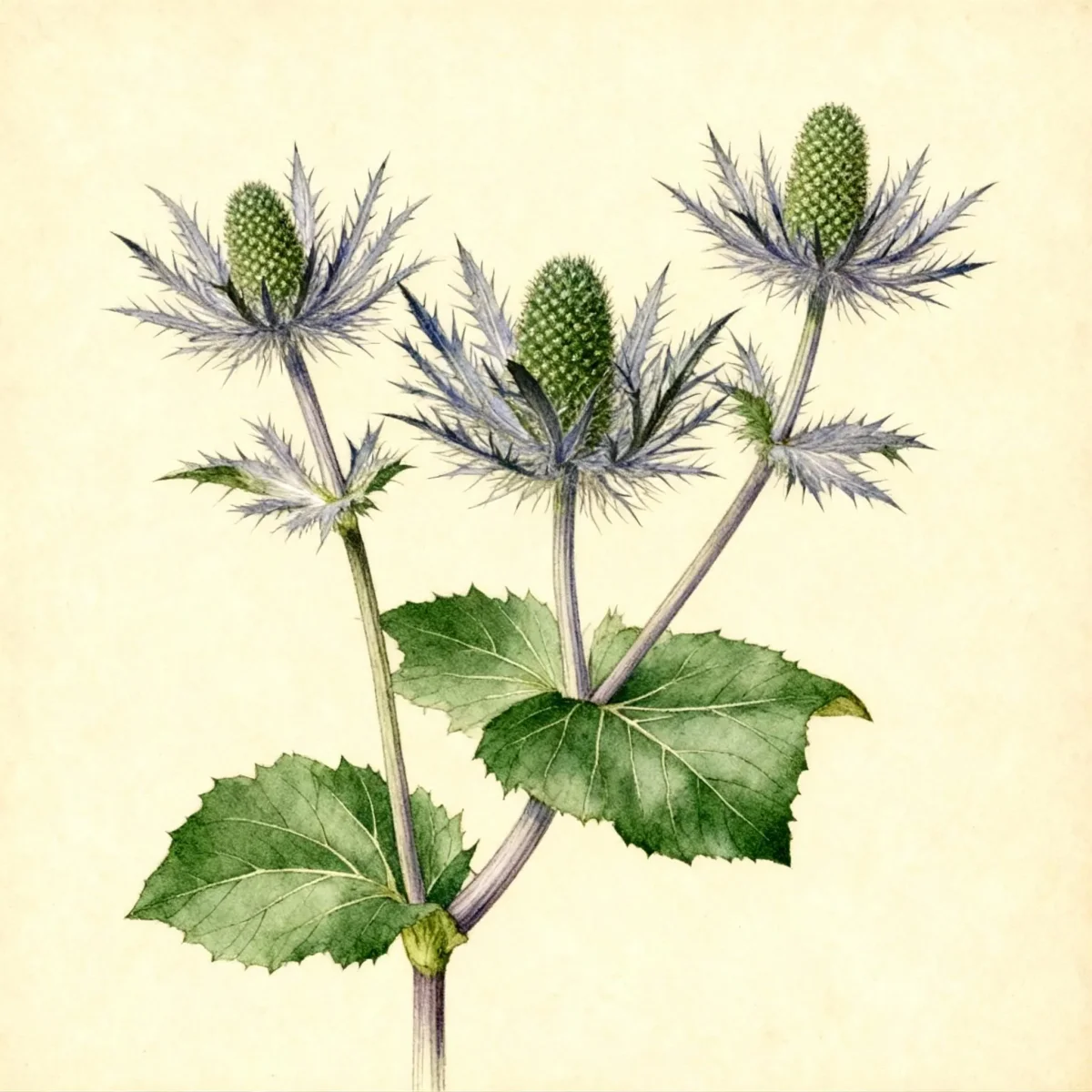 Eryngo (Eryngium alpinum)