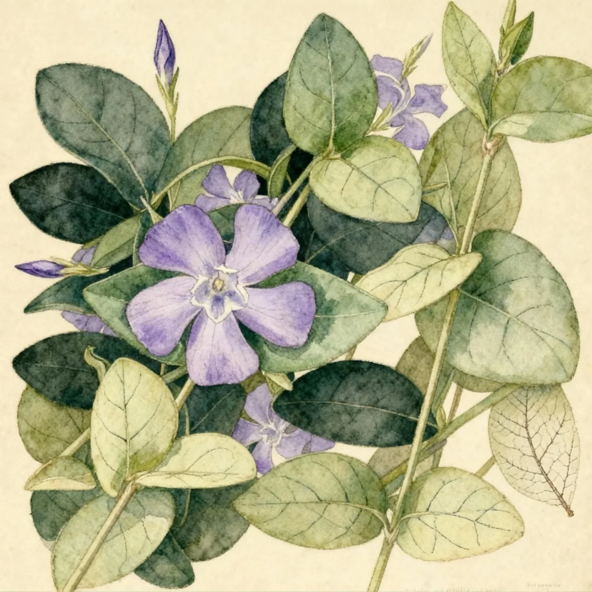 Common periwinkle (Vinca minor)