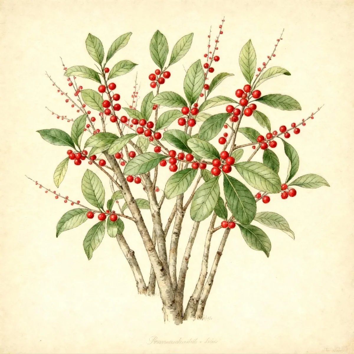 Possumhaw (Ilex decidua)