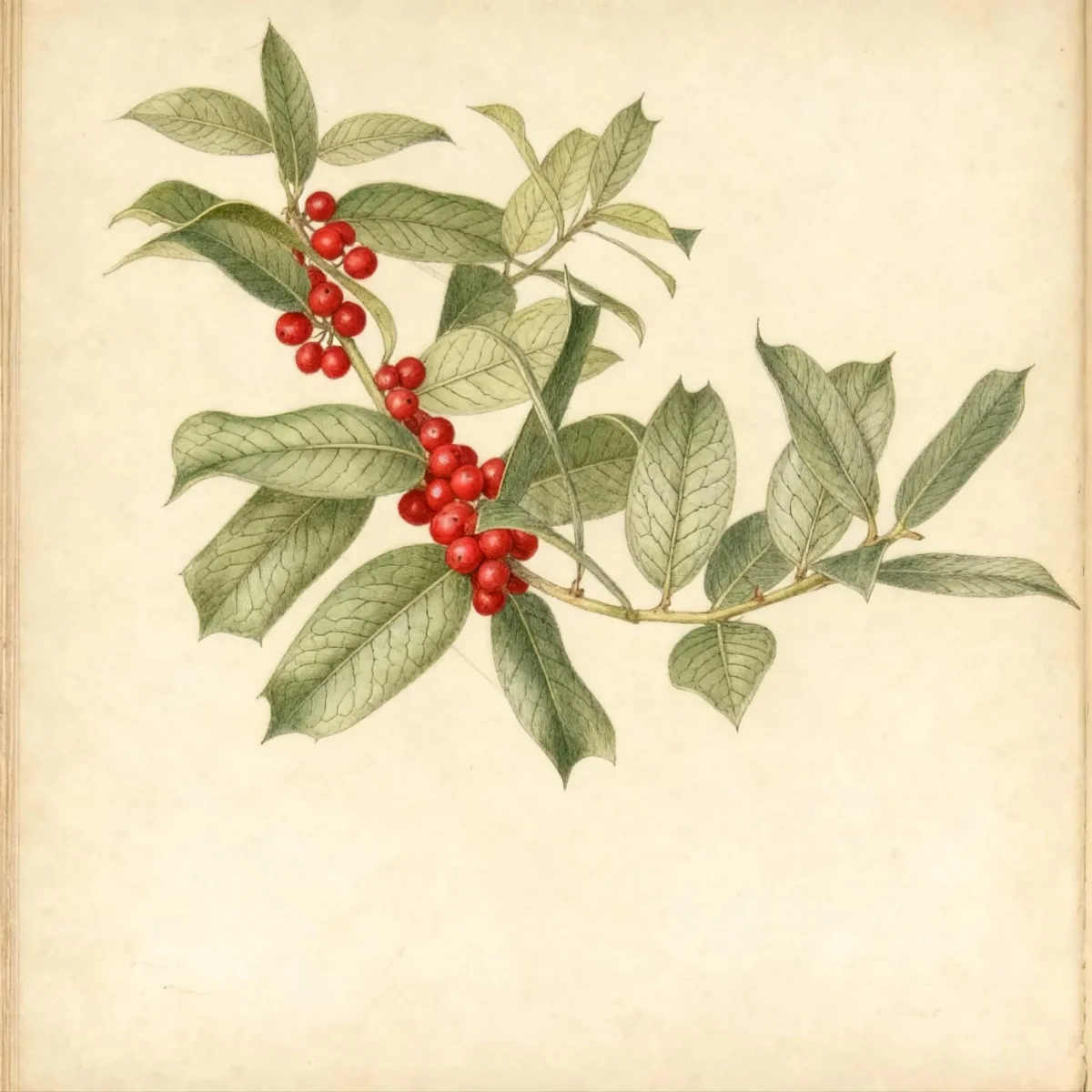 Chinese holly (Ilex cornuta)