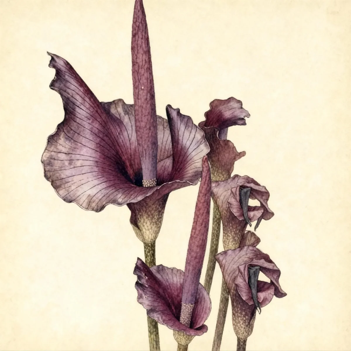 Devil's tongue (Amorphophallus konjac)