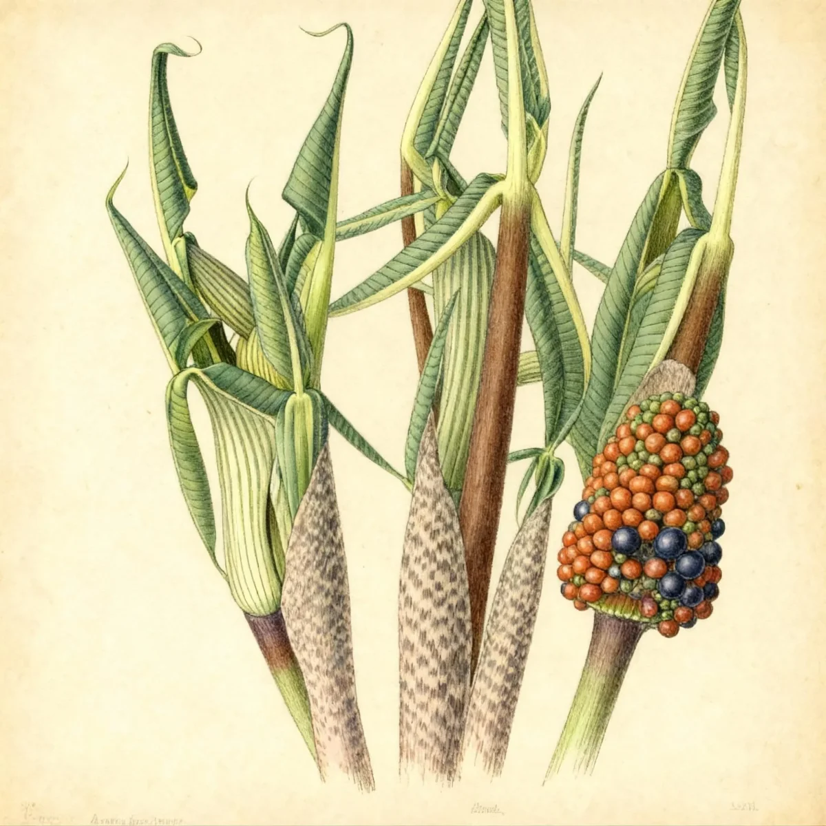 Arisaema (Arisaema ringens)