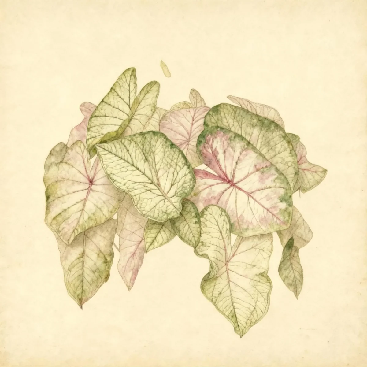 Angel wings (Caladium bicolor)