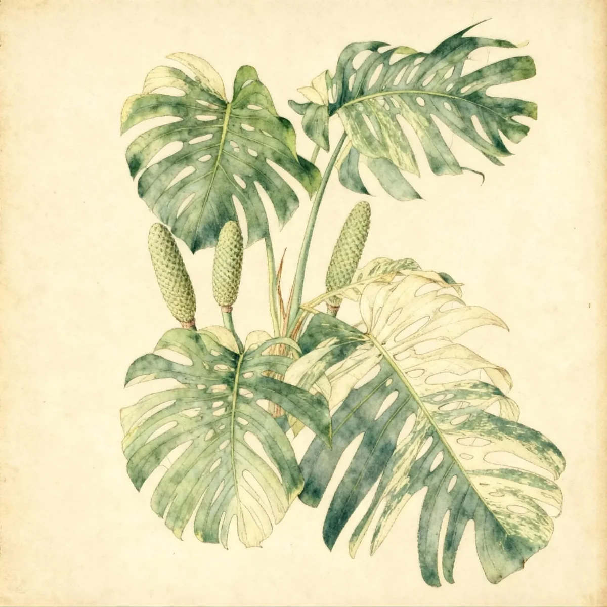 Swiss cheese plant (Monstera deliciosa)