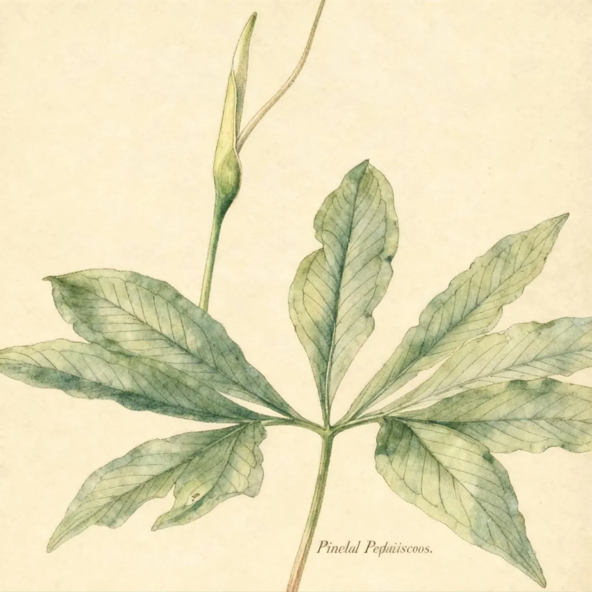 Pinellia (Pinellia pedatisecta)