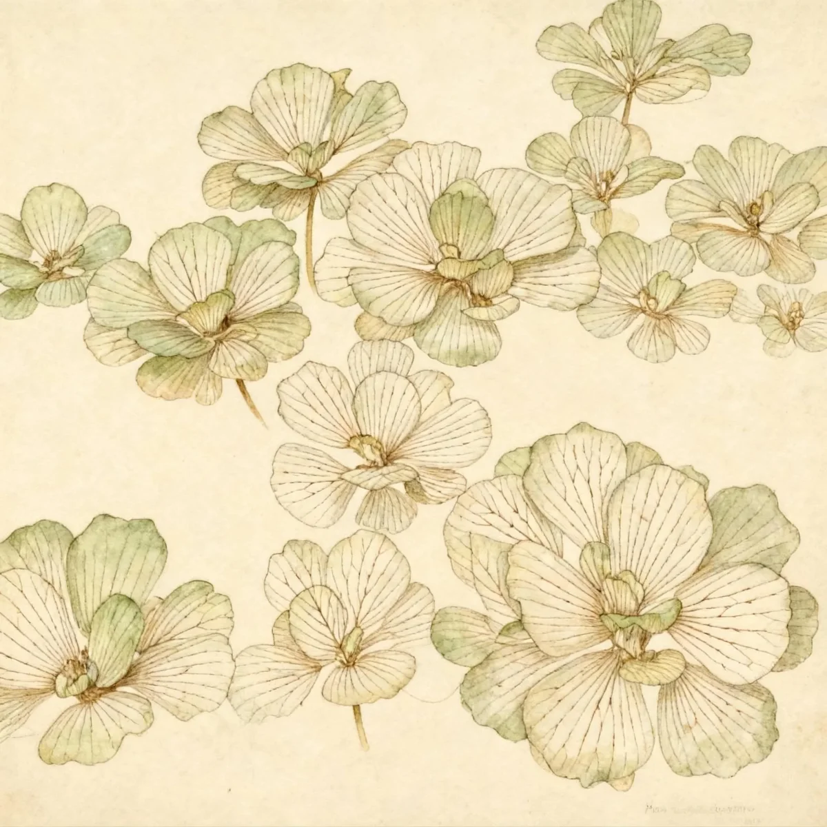 Water lettuce (Pistia stratiotes)